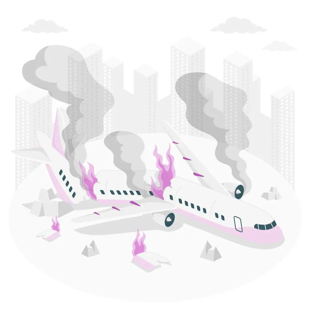 Pesawat Angkatan Laut Meksiko Jatuh di Texas, 6 Orang Tewas