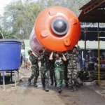 TNI dan Unhan Pasang Alat Penjernih Air untuk Korban Bencana Sumut